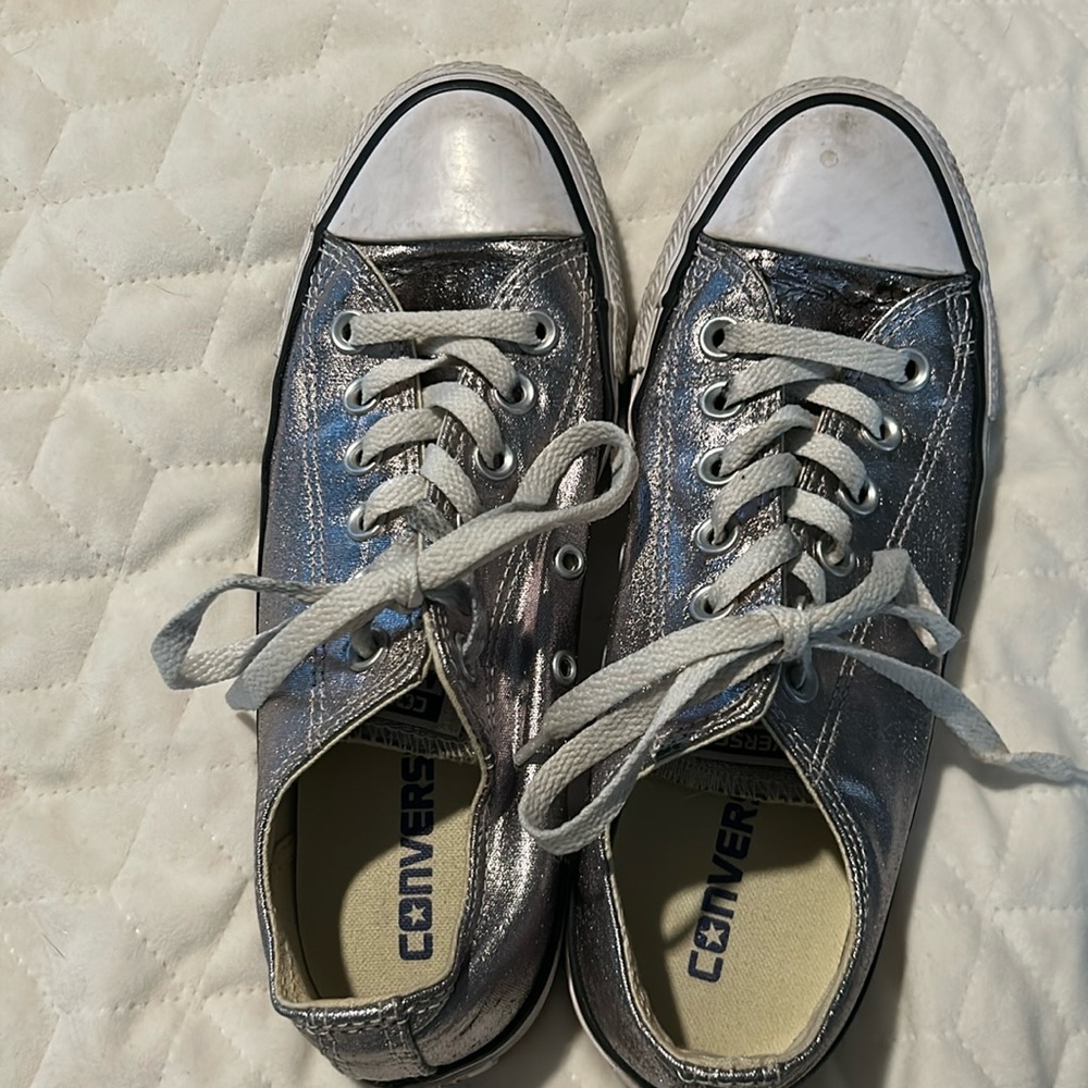 Silver Converse
